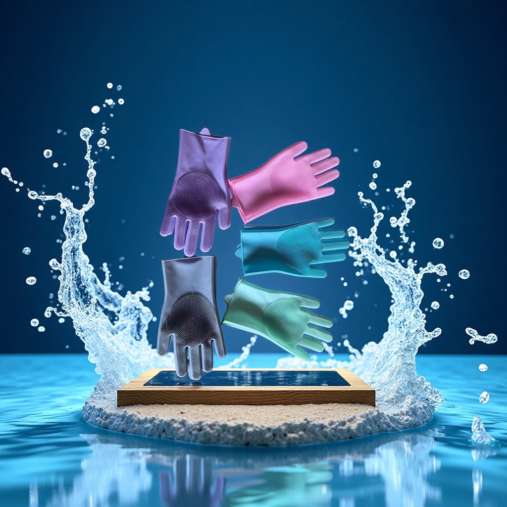 ansell创意隔热防烫微波炉手套耐高温可洗家用