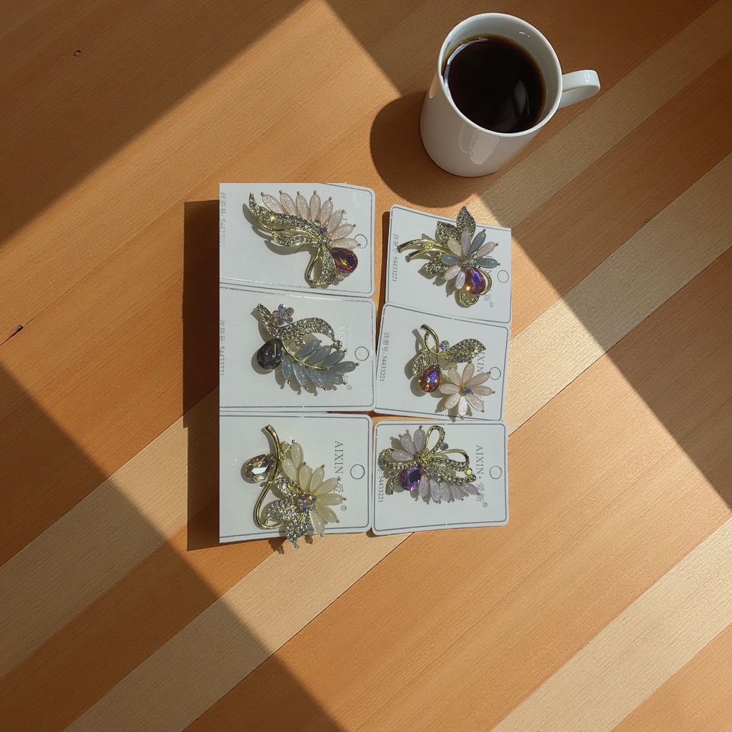 珠片花手工刺绣装饰贴片100片装 精美点缀DIY材料包