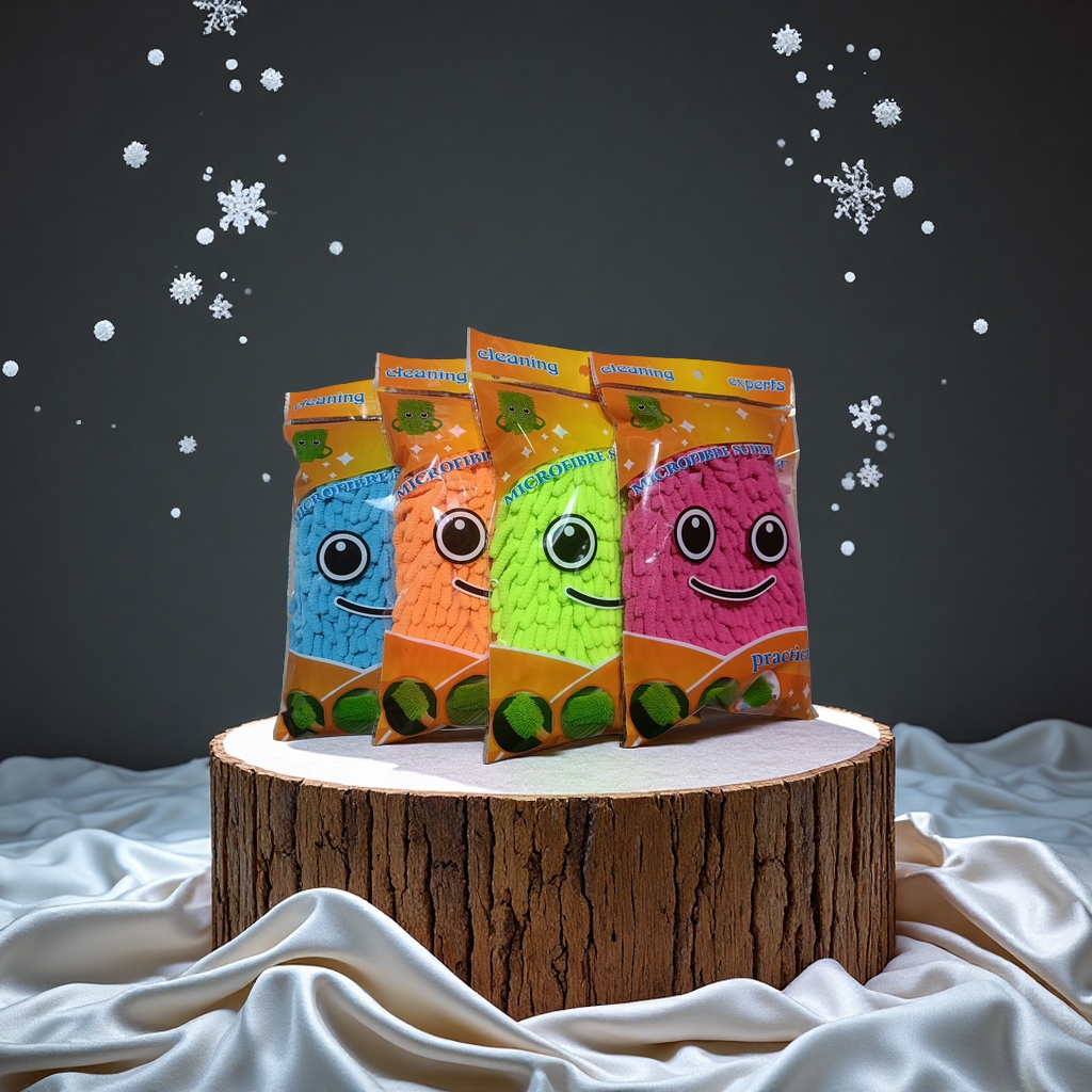 雪尼尔加厚手套保暖防滑冬季家居清洁手套