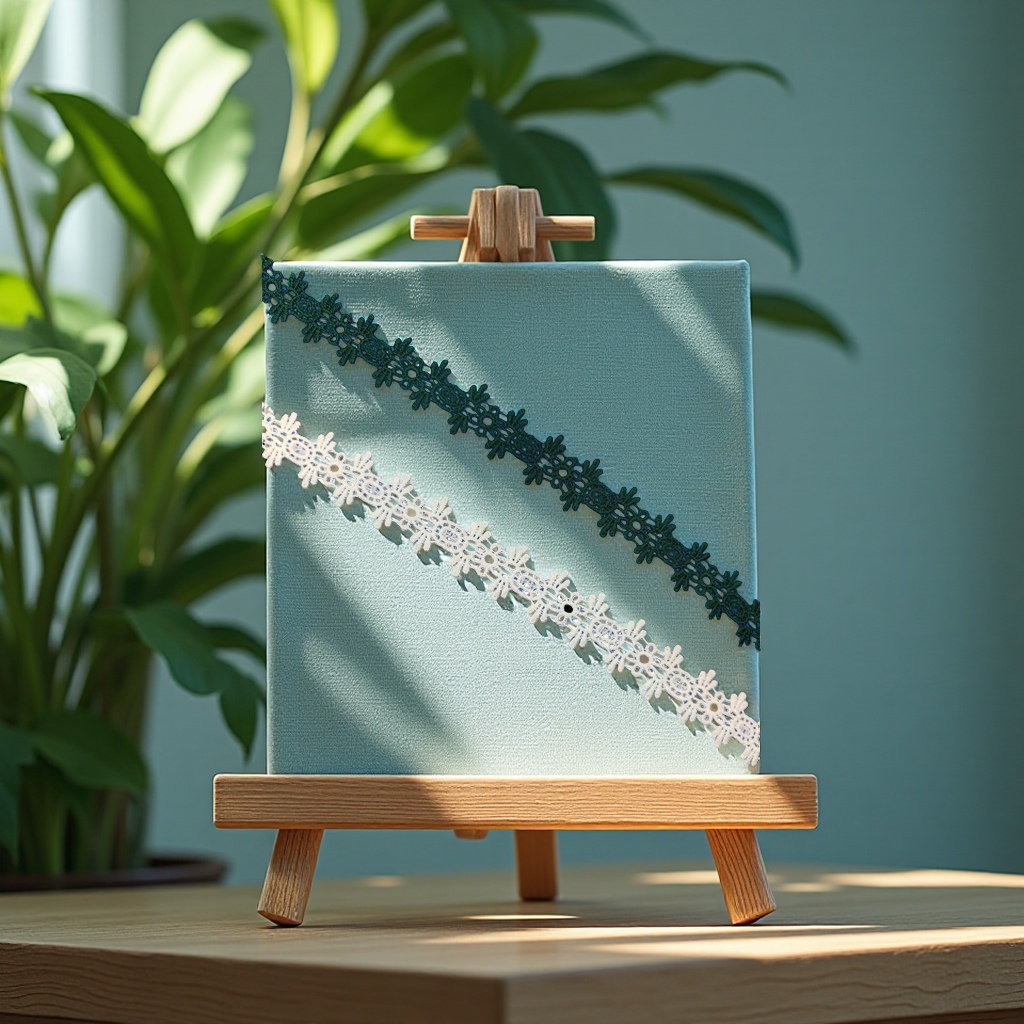 牛奶丝刺绣水溶花边细节图