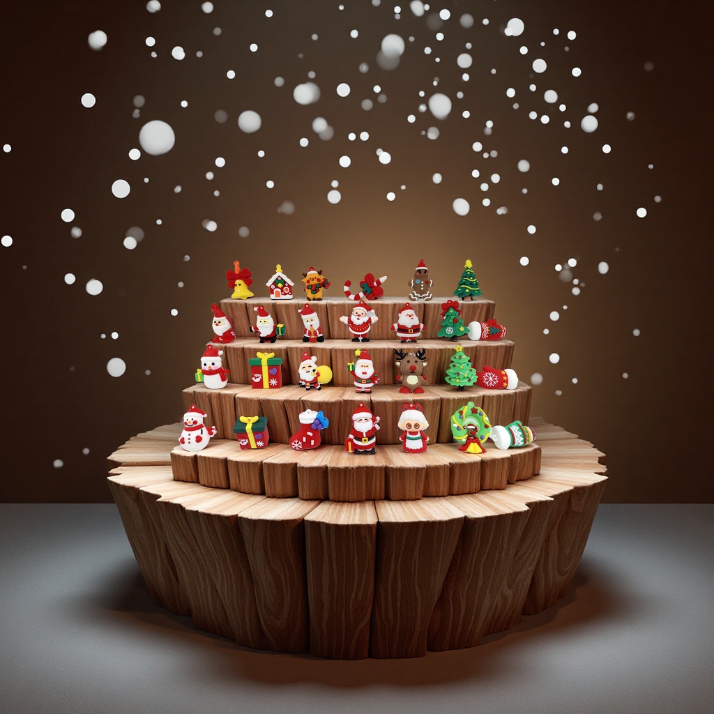 圣诞公仔，玩偶。