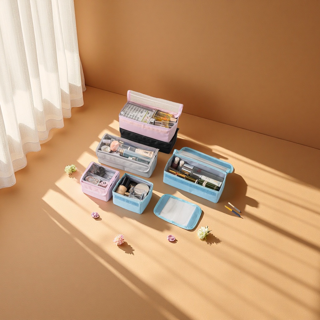 可折叠内胆桌面收纳盒