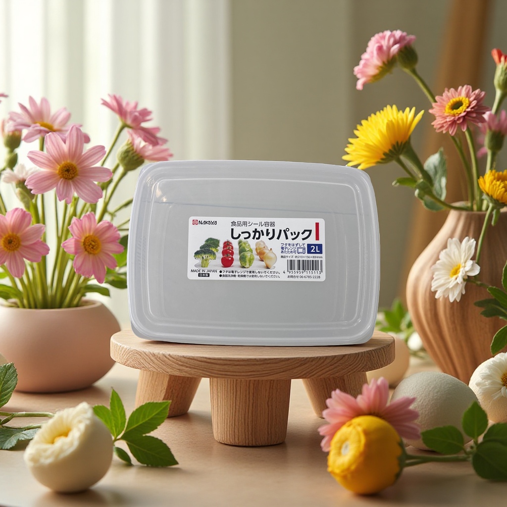 Original imported Japanese kitchen, refrigerator and microwave oven flower rolls, steamed buns, dumplings, frozen food storage boxes and sauce boxes details Picture