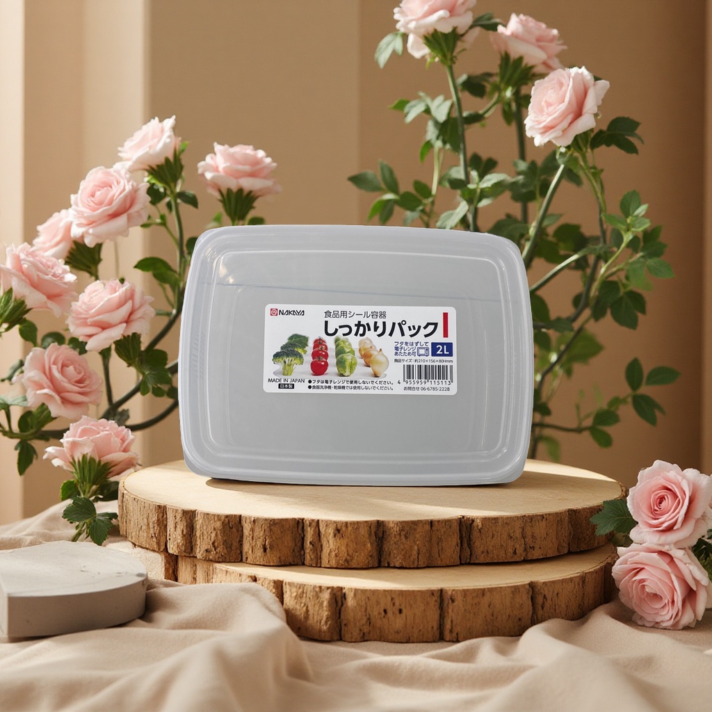 日本原装进口厨房冰箱微波炉用花卷馒头包子冻饺子保鲜盒酱料盒