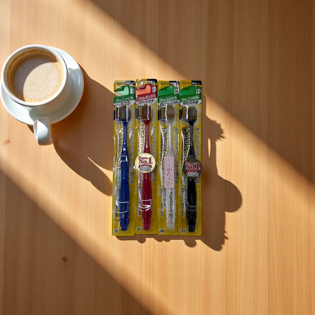 日本进口ebisu惠百施超细软毛大头宽头牙刷家用情侣款成人