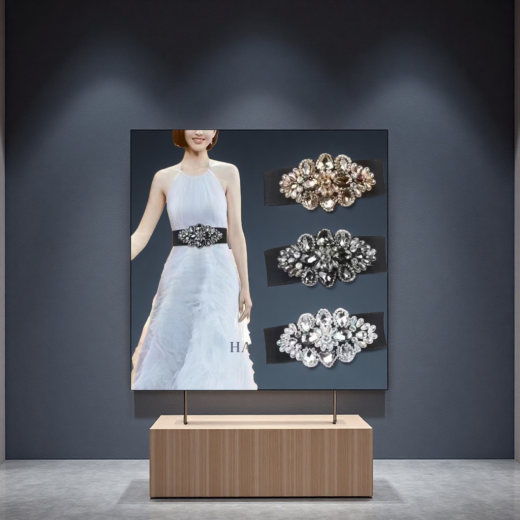Men's top layer cowhide belt, women's decorative belt, cross-border e-commerce waist top layer buckle belt Specification image