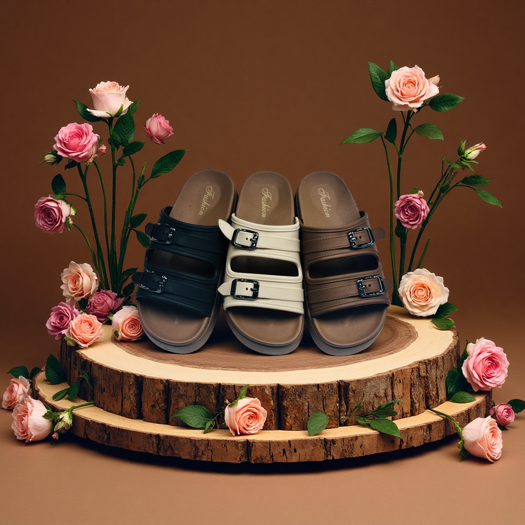 Women's summer breathable and comfortable sandals, anti-slip soft-soled casual shoes, lightweight women's style