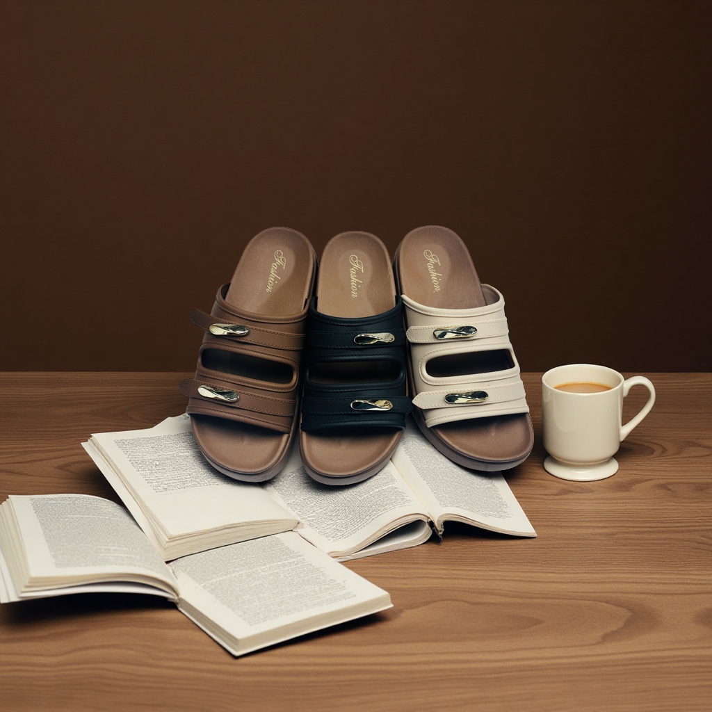 Fashionable thick-soled slippers, soft and comfortable