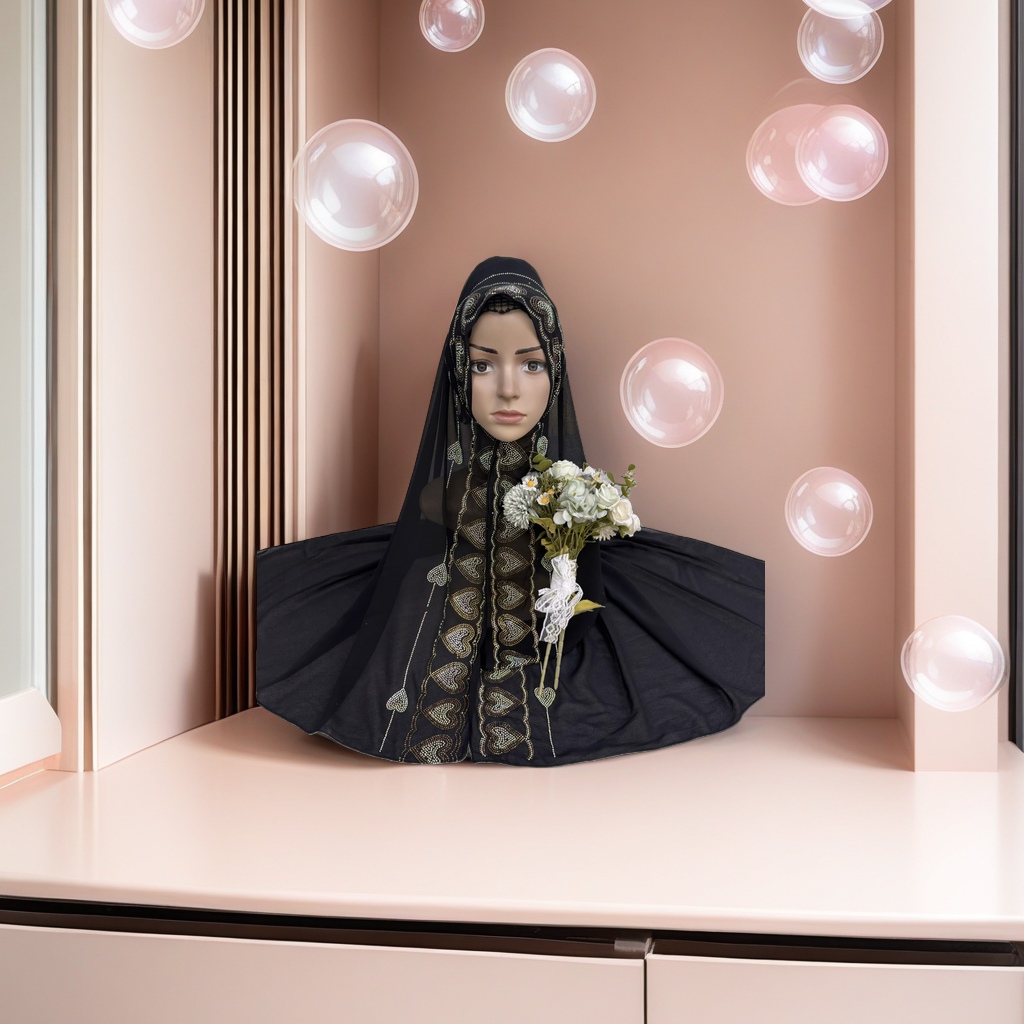 春天夏季时尚百搭长款围巾细节图