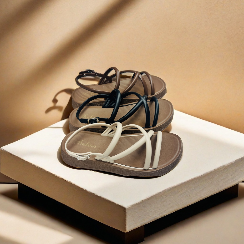 Women's breathable and comfortable sandals, summer anti-slip soft-soled casual shoes details Picture