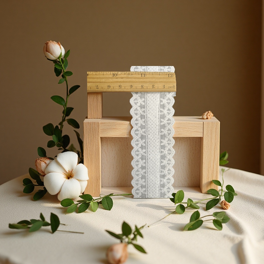 花边/灰色蕾丝花边/手工钉珠/纸制品花边/服装边辅料产品图