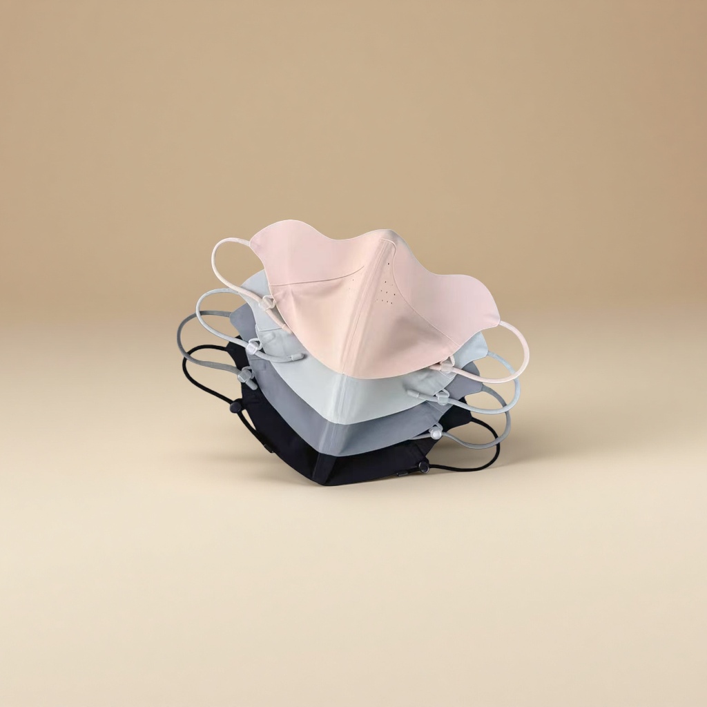 防晒口罩透气轻便防紫外线户外运动专用