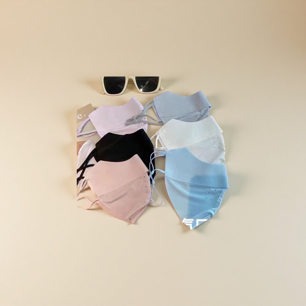 防晒口罩透气轻便防紫外线户外运动专用产品图