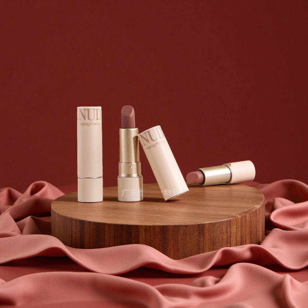 Hengfang Light Mist Velvet Lipstick Matte soft Mist Nude color series is easy to apply, long-lasting and does not dry out lip gloss wholesale Specification image