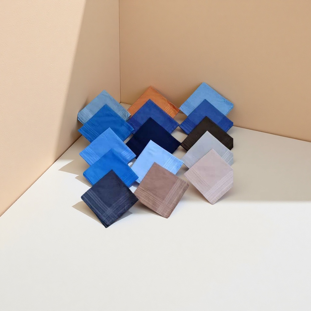 手帕纯棉柔软方巾家用毛巾洗脸擦汗透气吸水白底实物图