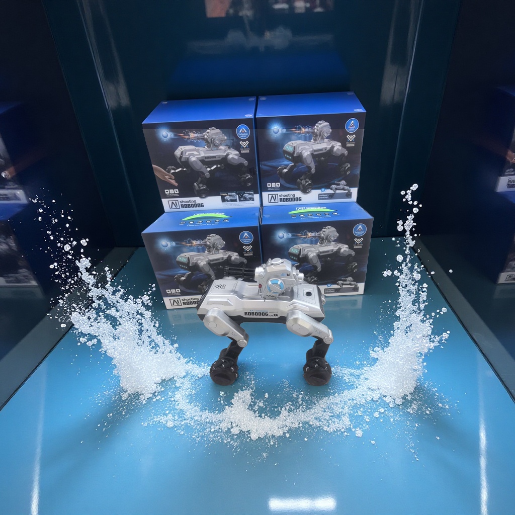 技能机器狗 水弹 机器狗 带轮机器狗