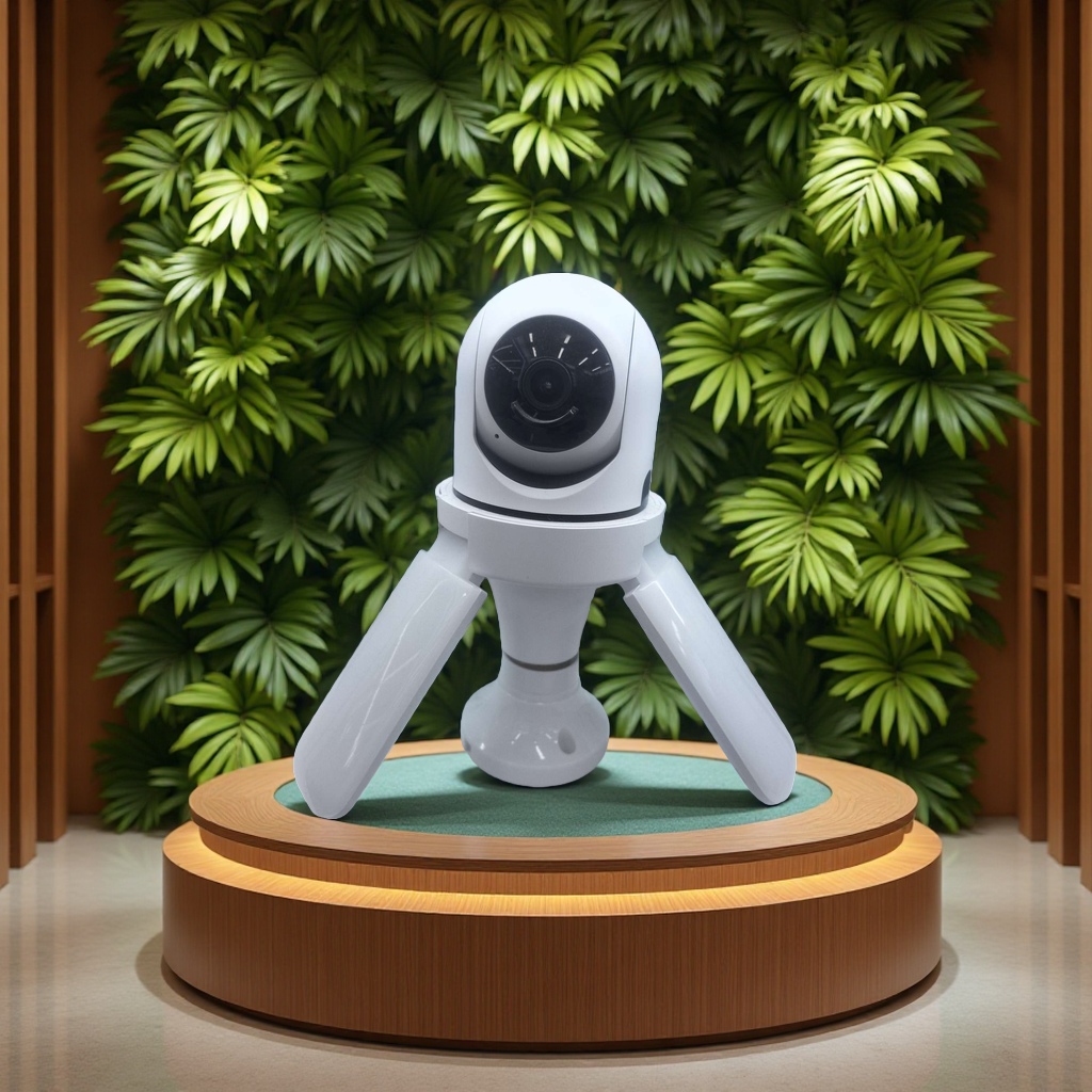 叶子灯摄像头一体机高清夜视广角智能监控家用安防