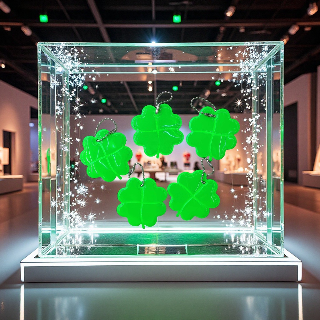 反光挂件，晚上会亮，可来样订做白底实物图