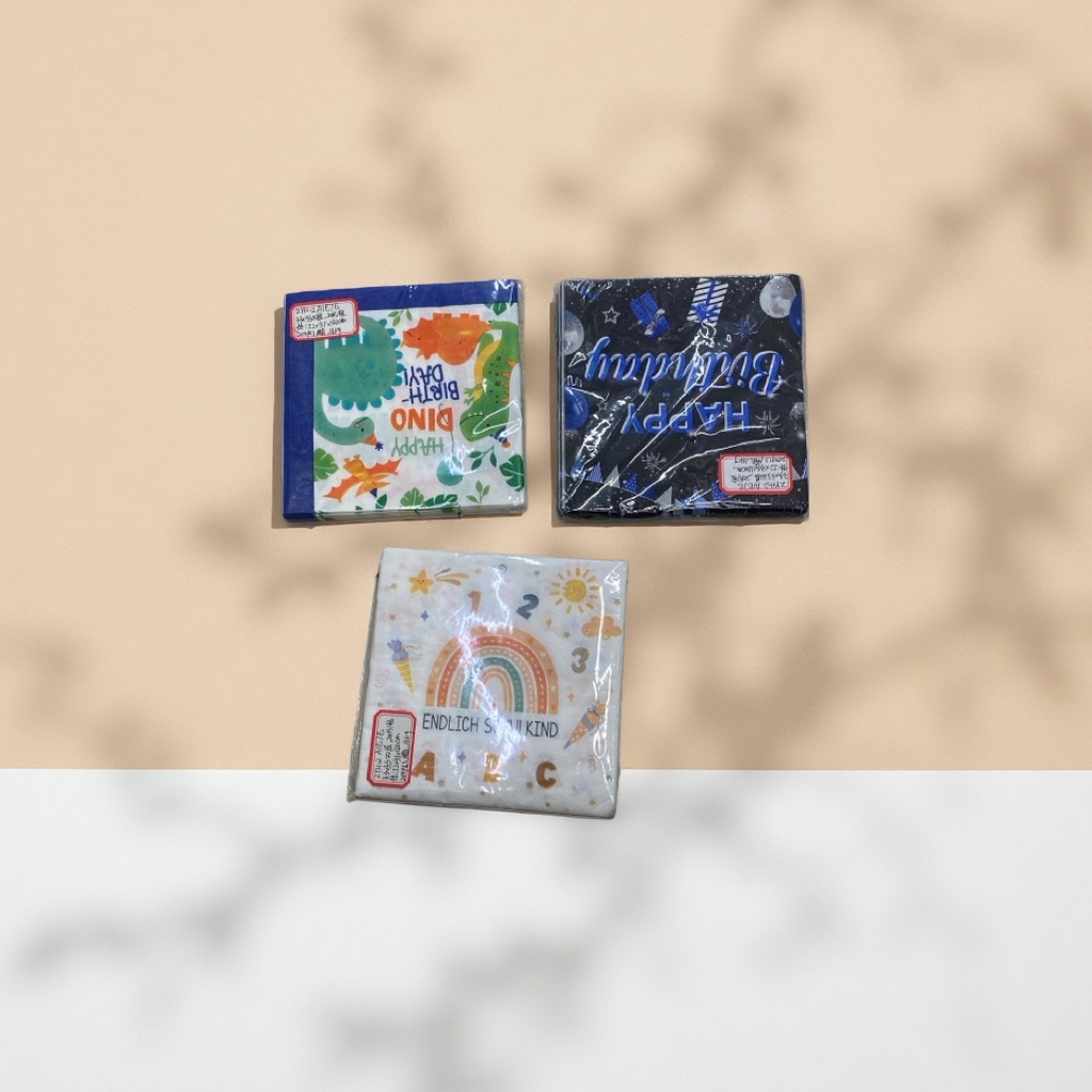 生日派对用纸巾柔软家用大卷纸巾派对用品