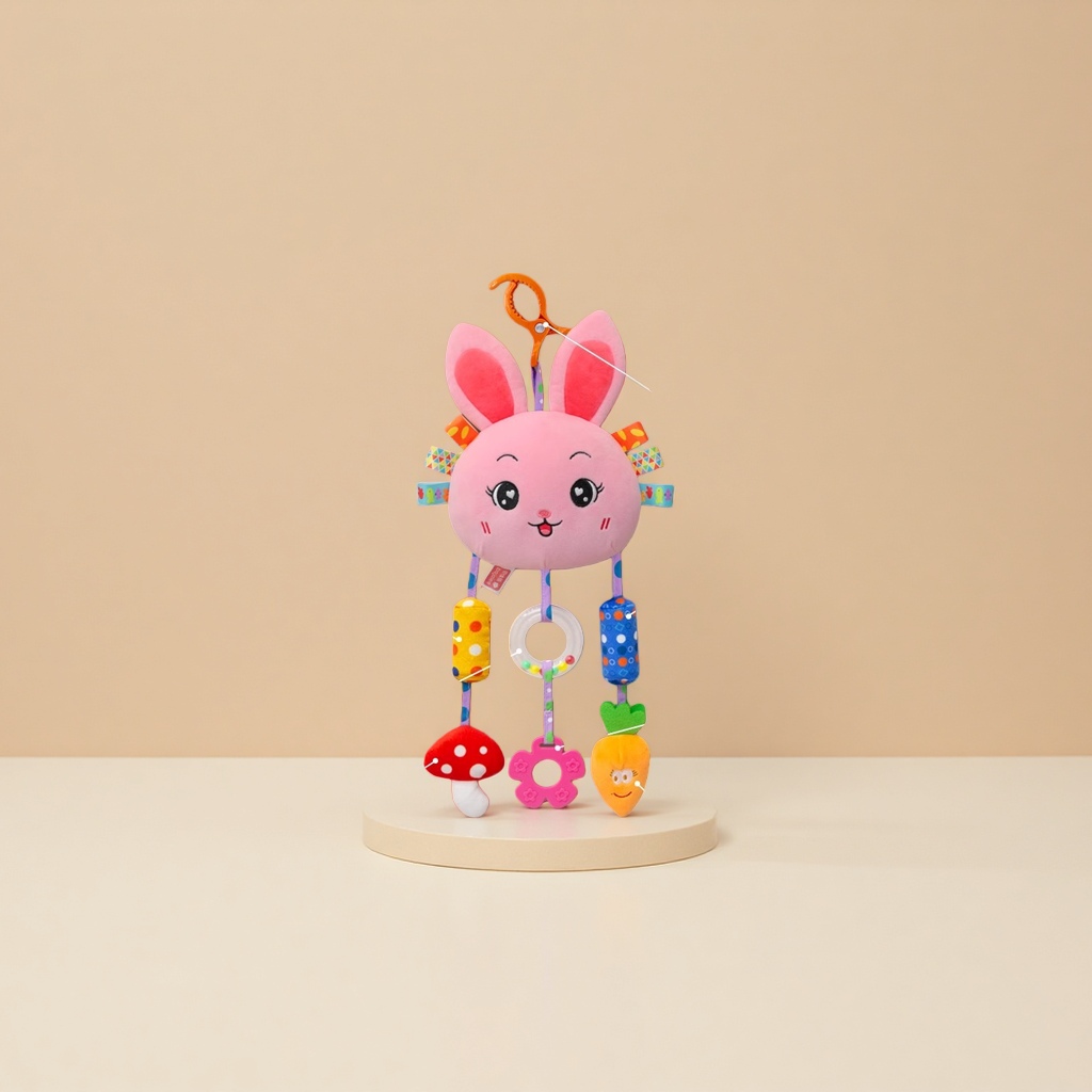 Baby toys, plush comfort, bedside bells, rattle bells, car safety seats, car hanging decorations, wind chimes details Picture