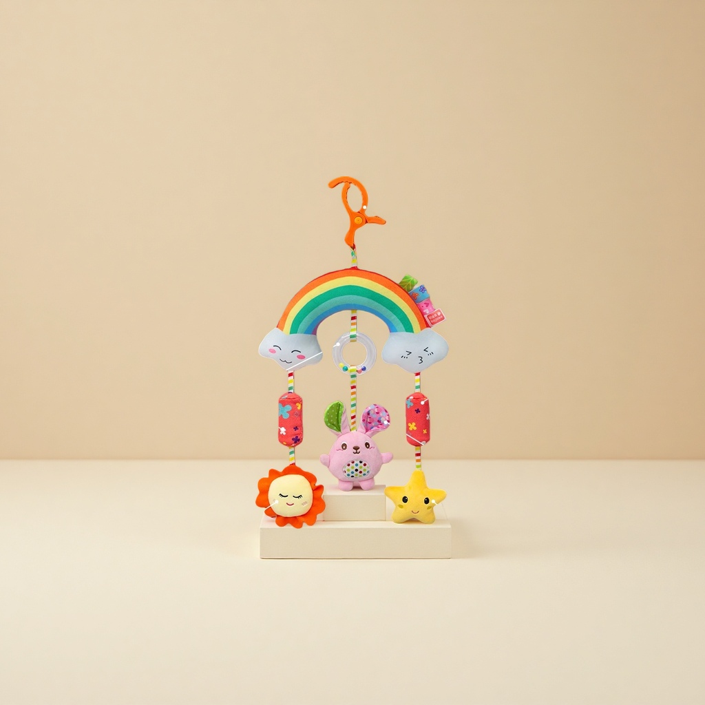 Baby toys, plush comfort, bedside bells, rattle bells, car safety seats, car hanging decorations, wind chimes Specification image
