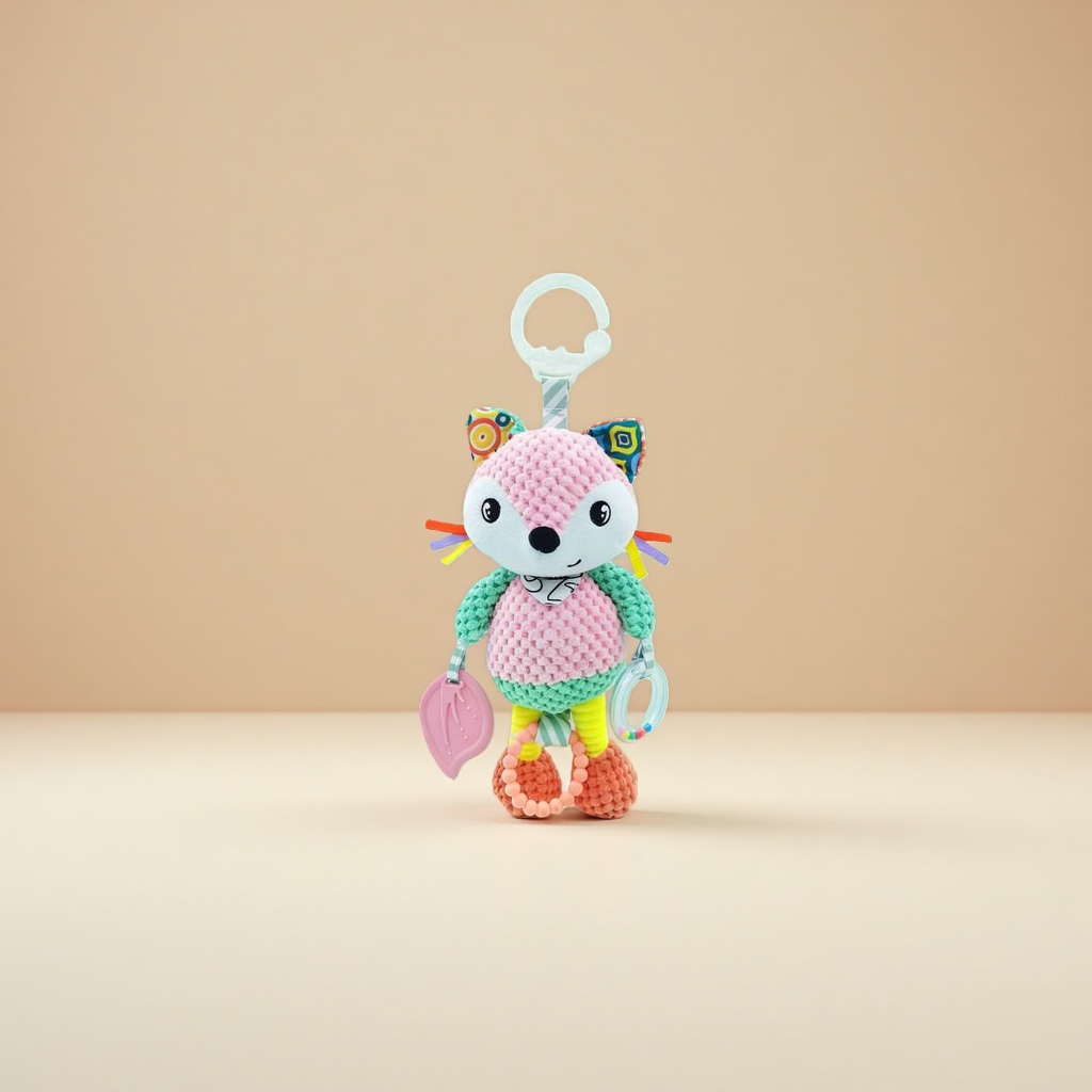 婴幼儿益智玩具，车床挂，安抚玩具，拉铃音乐玩偶，毛绒玩具细节图