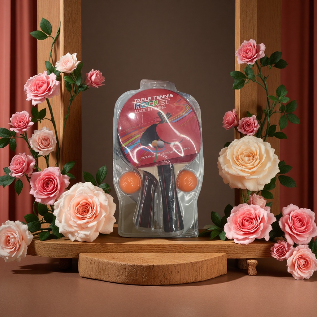 乒乓球拍 进口胶皮 专业训练 适合初学者 中级选手171726936