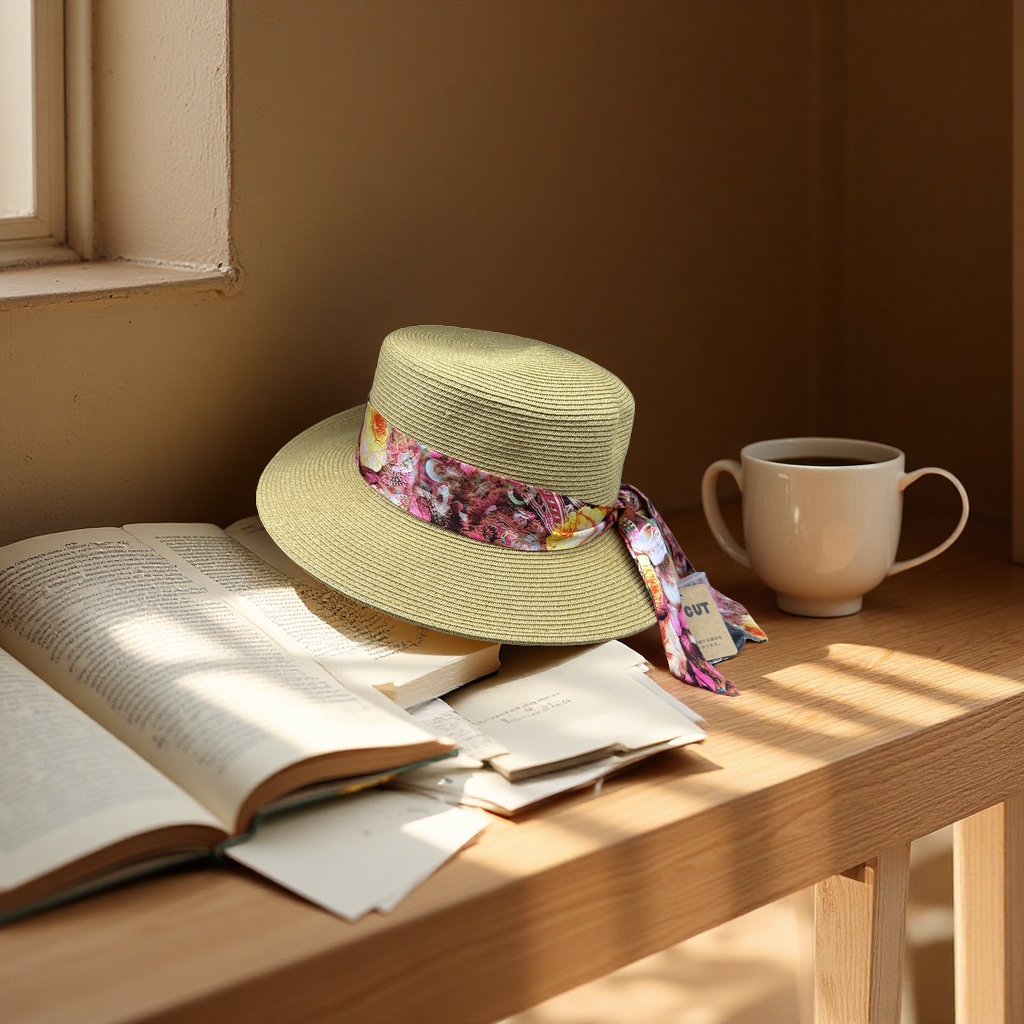 草帽遮阳户外休闲男款宽边防晒透气帽子