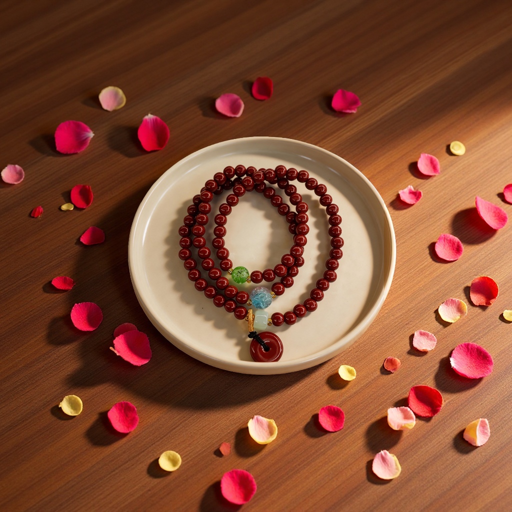 天然菩提佛珠链 108颗手串修行佩戴挂件