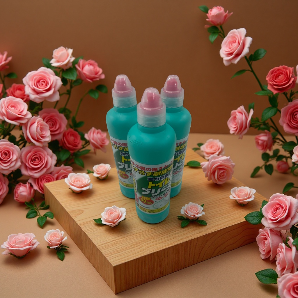 Rocket Japanese Toilet Cleaner, Toilet Spirit, sitting toilet sterilizing, deodorizing, decontaminating and bactericidal toilet cleaner Application Scenario