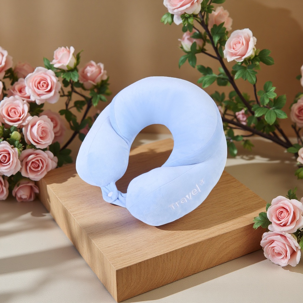 U-shaped pillow for neck protection, office nap, student dormitory, comfortable, breathable and antibacterial U-shaped pillow Application Scenario