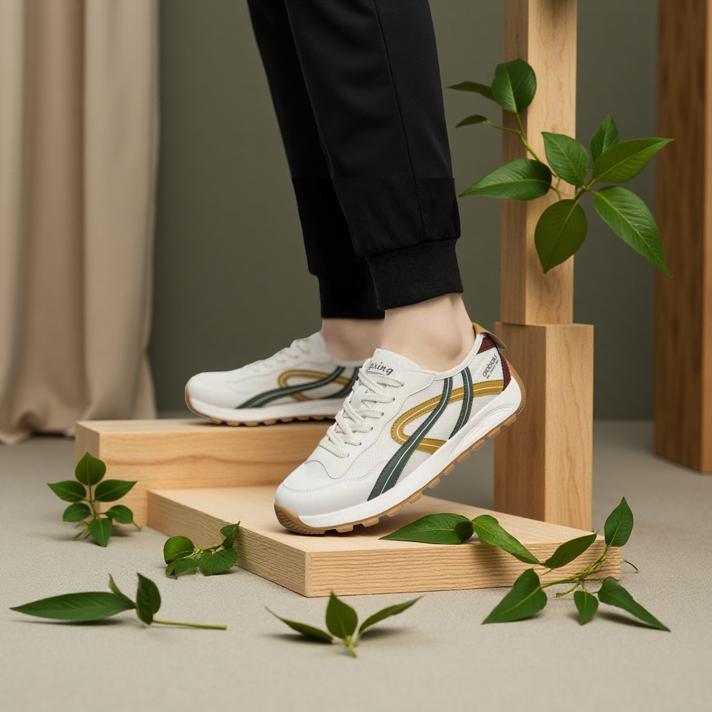 Putian men's summer casual board shoes with top layer leather and rubber soles are versatile, breathable and comfortable Specification image