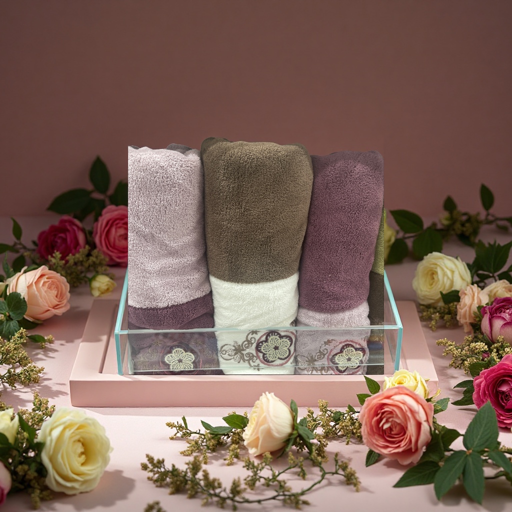 The coral fleece decal large bath towel is soft, absorbent and warm, suitable for home use Application Scenario