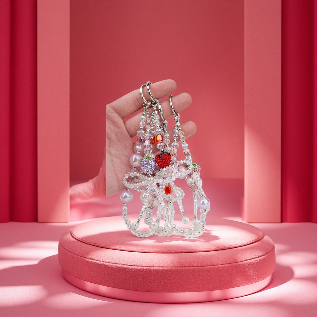 手链女款不规则百搭/手串女款不规则diy/手工饰品/银饰/珍珠手链白底实物图