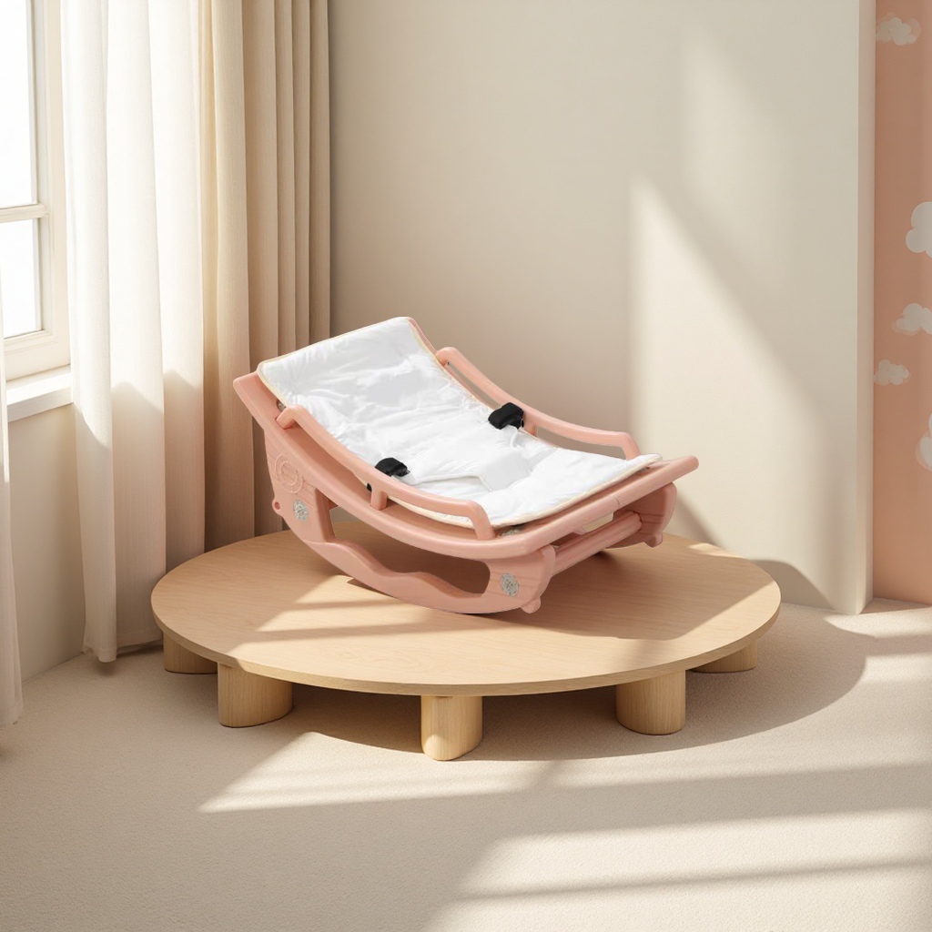 婴儿摇摇椅宝宝哄睡躺椅带娃新生儿摇床非电动摇篮安抚椅安抚神器细节图