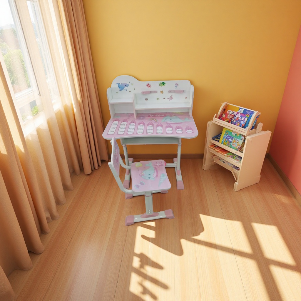 儿童学习课桌椅背靠凳子桌子儿童写字专用套装