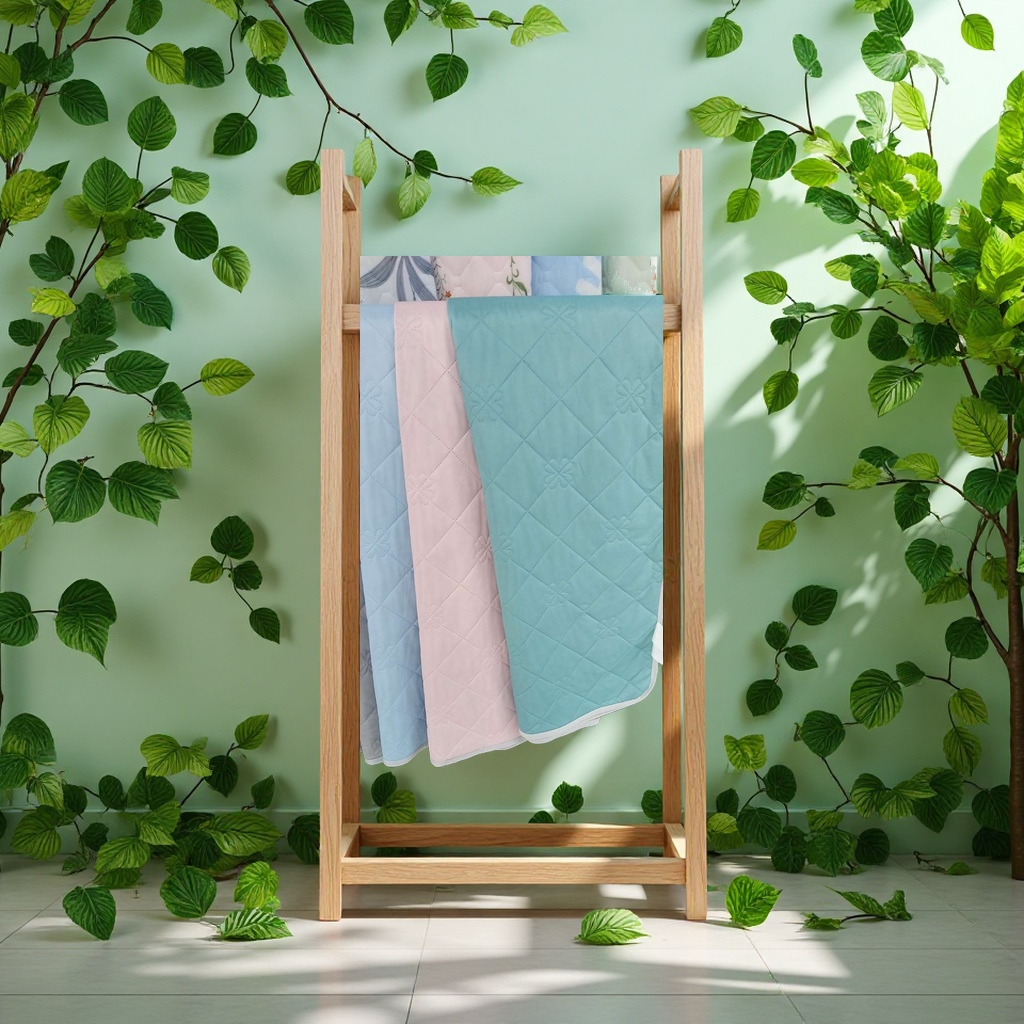 The summer cooling quilt, soybean cotton quilt, summer cooling quilt, towel cotton quilt is breathable, light, soft and comfortable details Picture