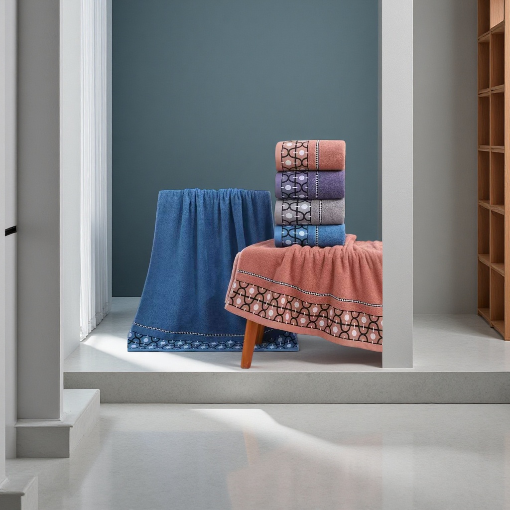 Jieliya souvenir towel gift box is smooth, absorbent and soft, making it an excellent gift for home use Specification image