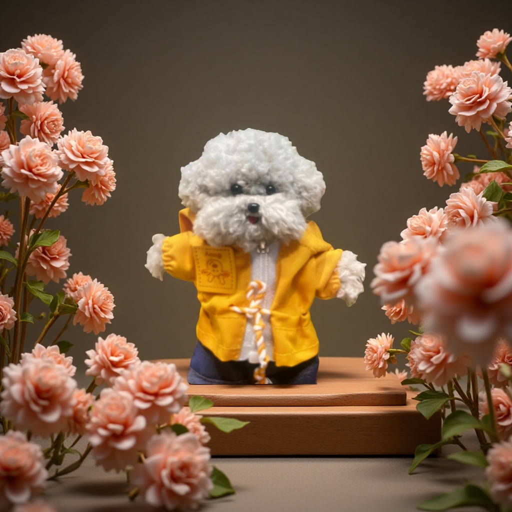 毛绒玩具熊细节图