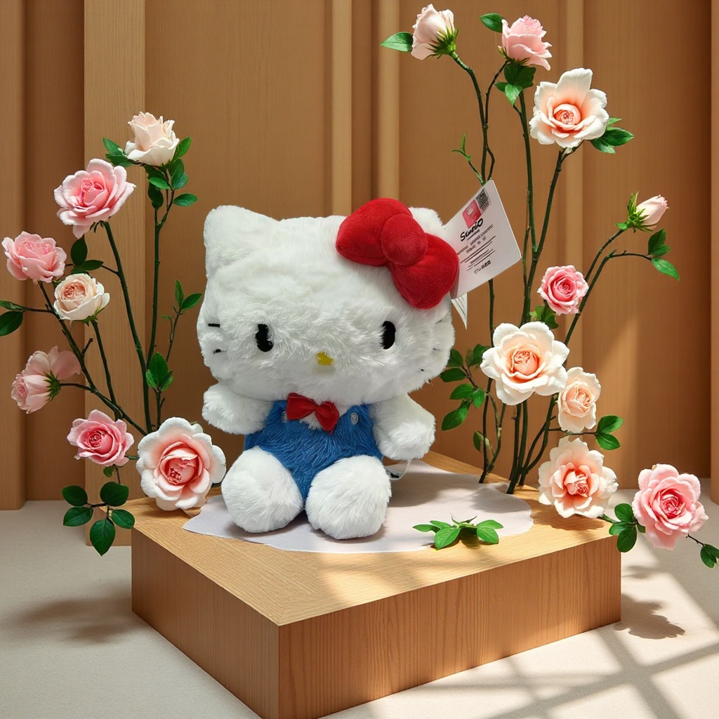 KT猫毛绒玩具可爱软萌抱枕玩偶儿童礼物生日礼物