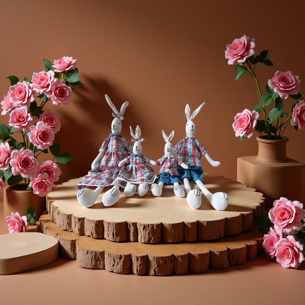 布娃娃可爱软萌毛绒玩具儿童礼物生日派对用品