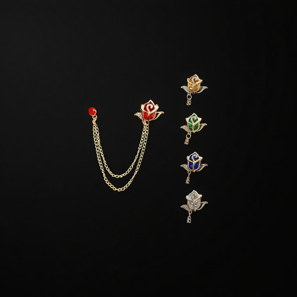 胸针/银饰胸针/胸针女士收腰时尚/滴油徽章/吧唧细节图