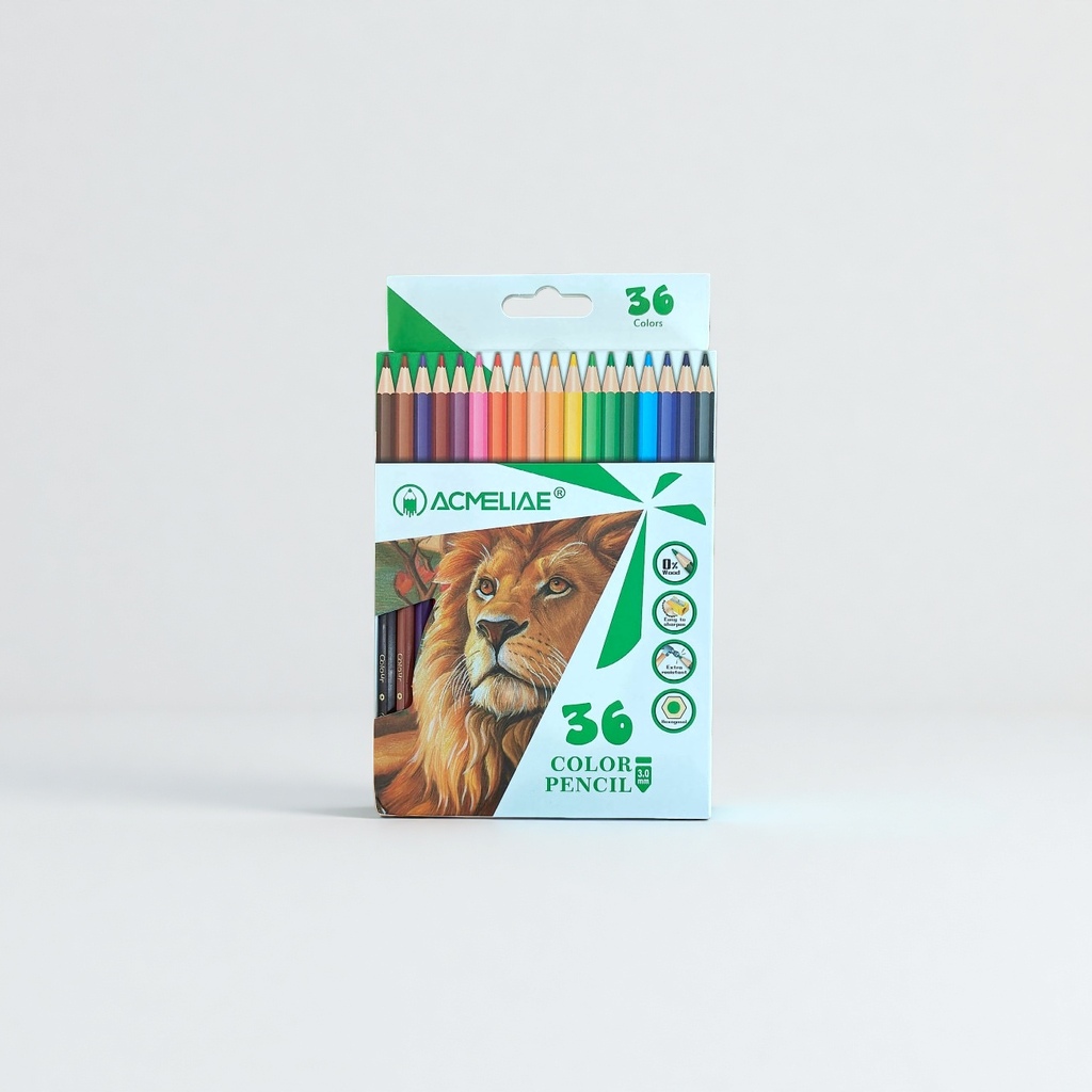 36色铅笔套装儿童美术绘画工具盒彩色 pencils