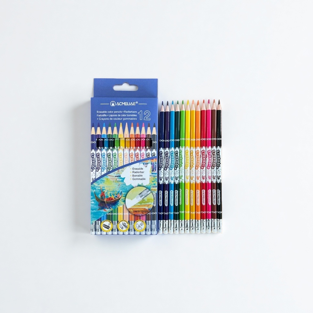 ACMELIAE 12色可擦彩笔43738 儿童绘画创意涂鸦画具