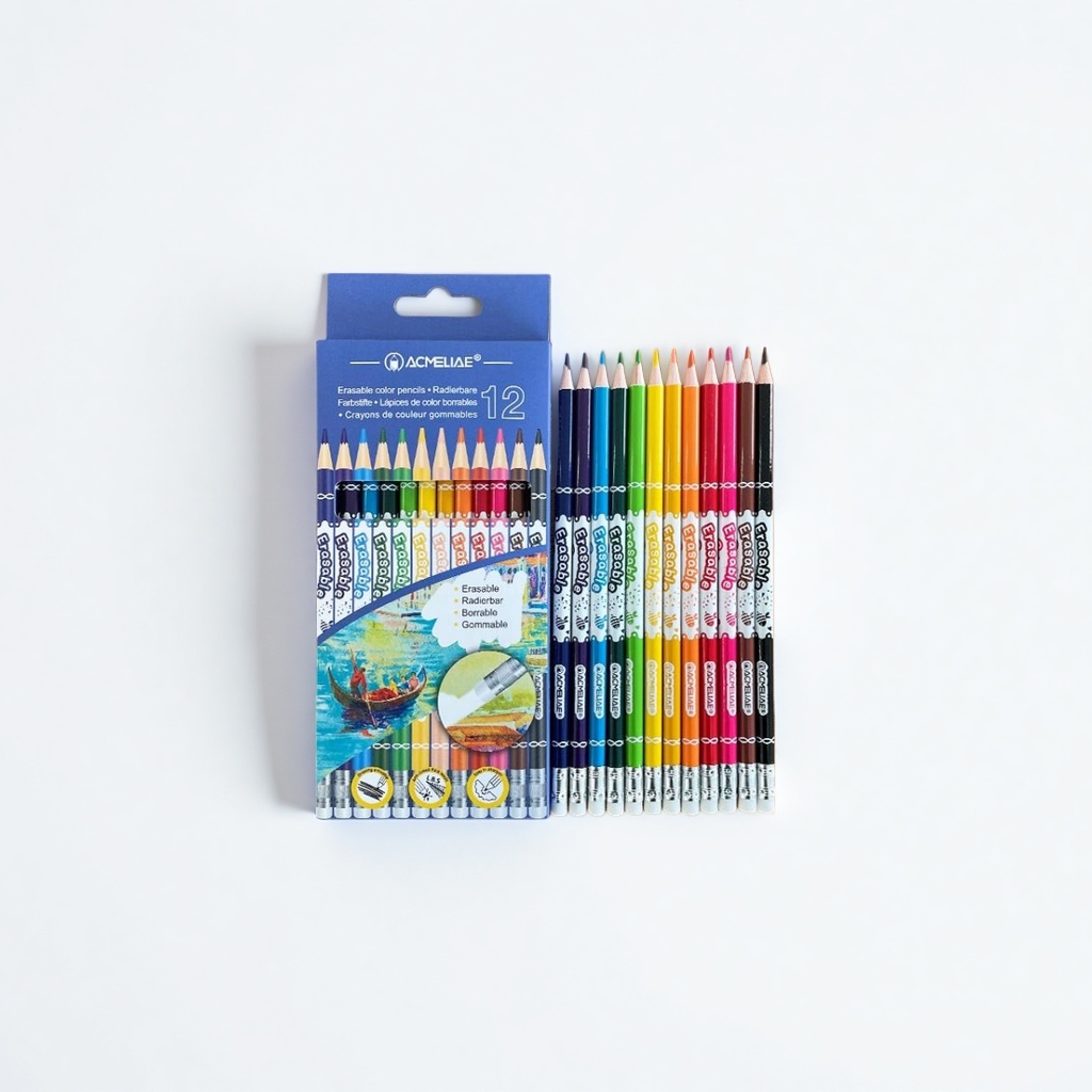 炫彩棒/水彩笔/粗头水彩笔/三层画笔套装/水彩画涂色画细节图