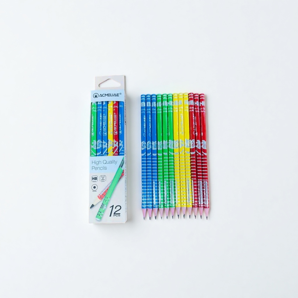 铅笔/2B铅笔/彩铅/儿童铅笔带卡通橡皮/开自动铅笔学季产品图