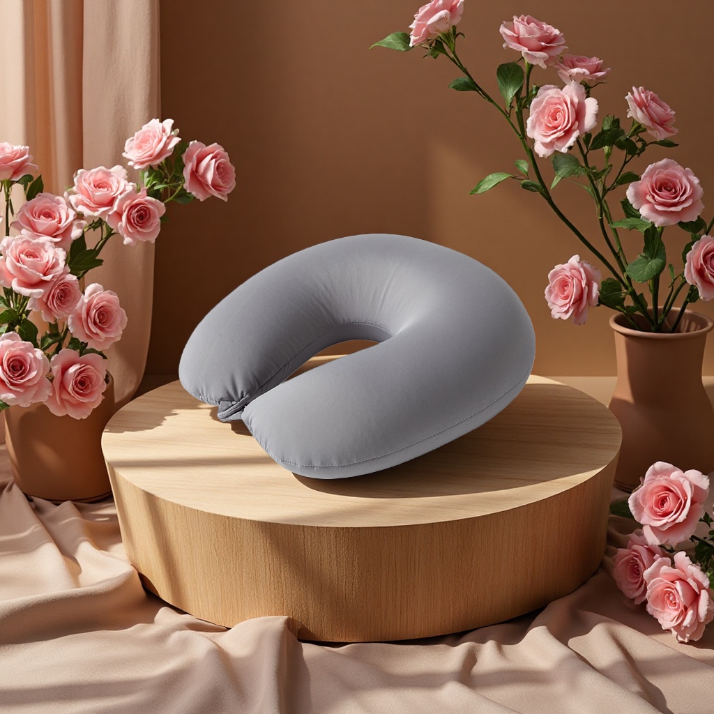 U-shaped neck pillow, portable soft pillow for office nap, student dormitory and travel details Picture