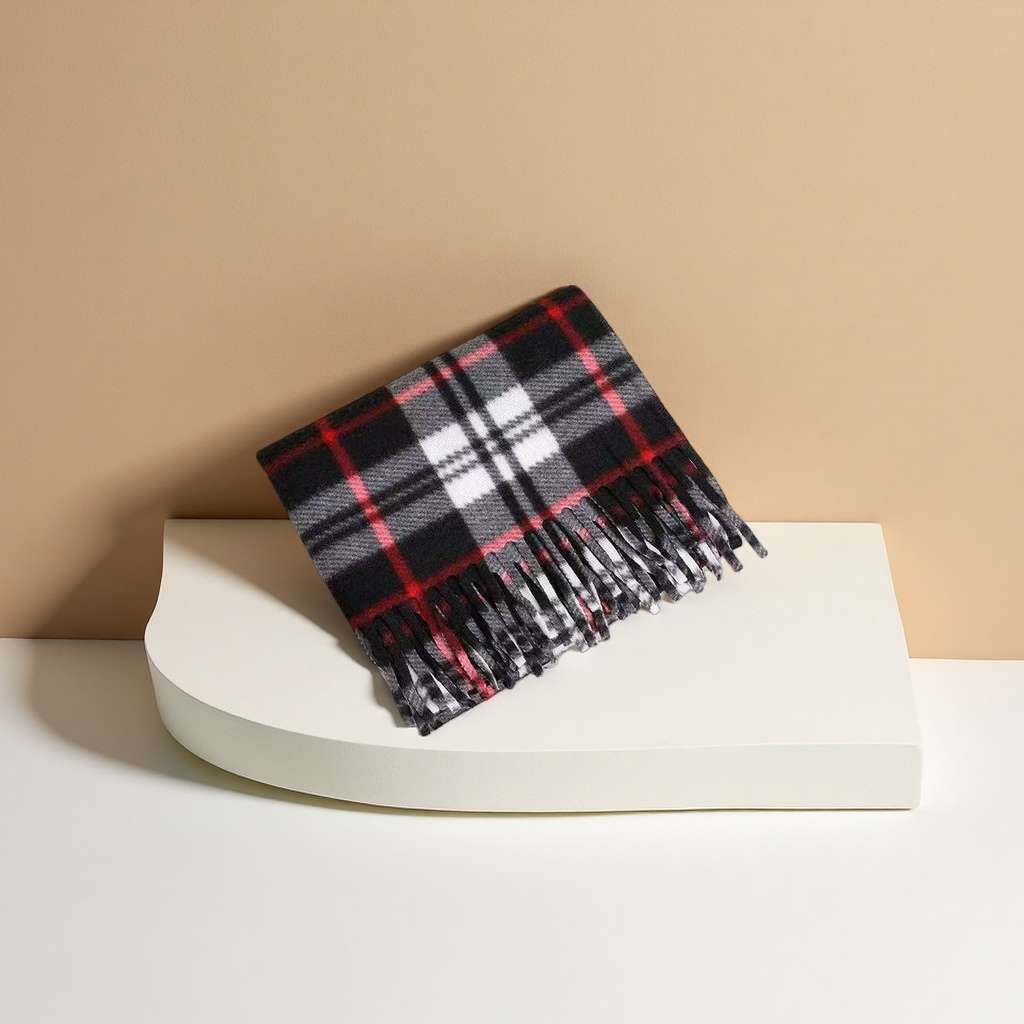 A new thick and warm cashmere scarf for women, a fashionable and versatile elegant lady's scarf for autumn and winter Specification image