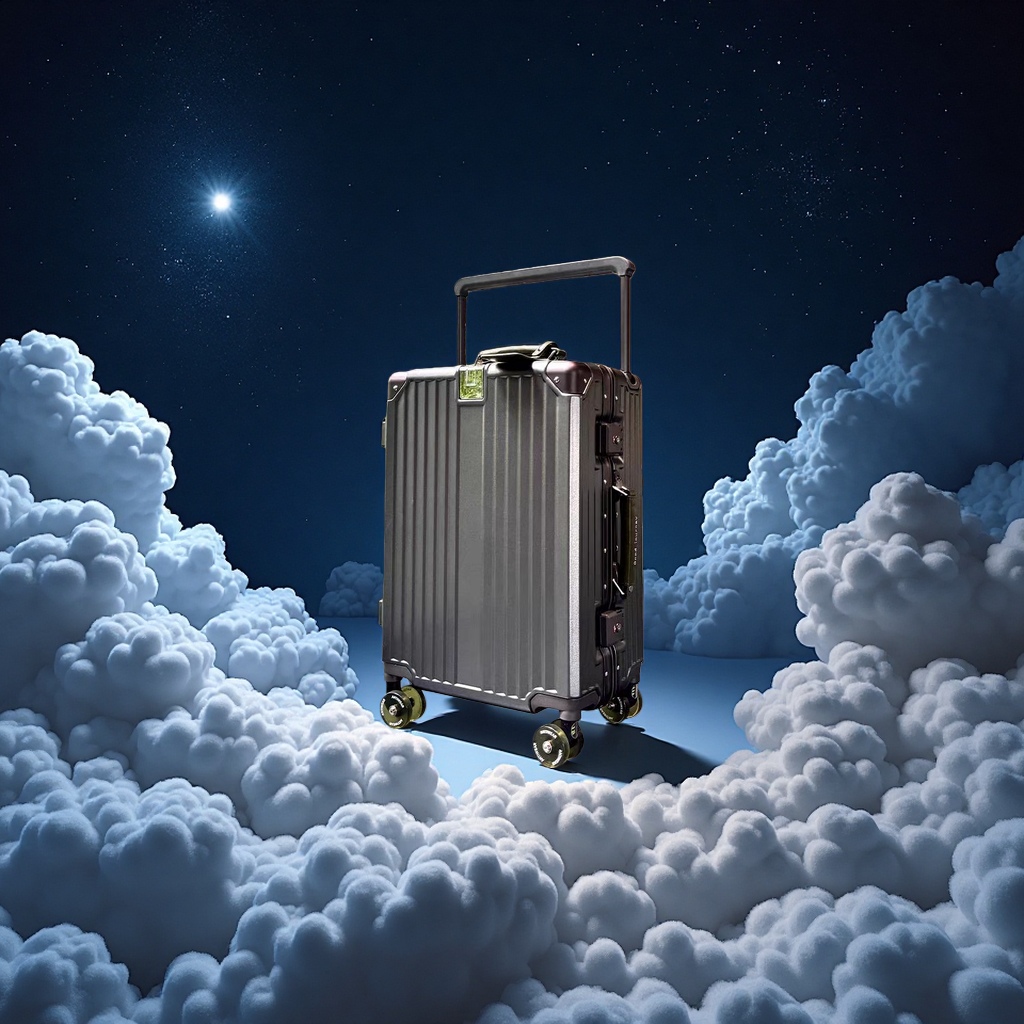 20-inch PC material swivel wheel suitcase details Picture