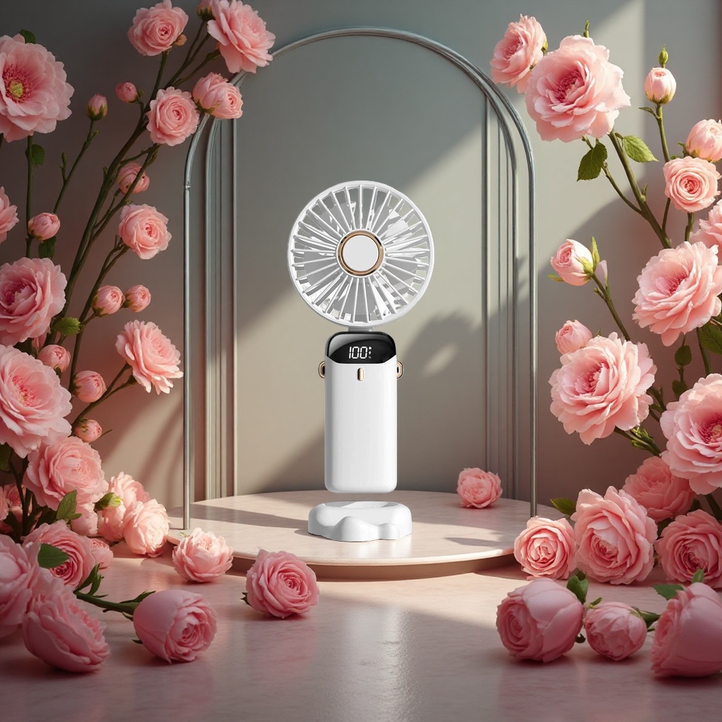 This small fan is a quiet and energy-saving household model with a power output of 200w and strong wind force, suitable for dormitories and offices Specification image